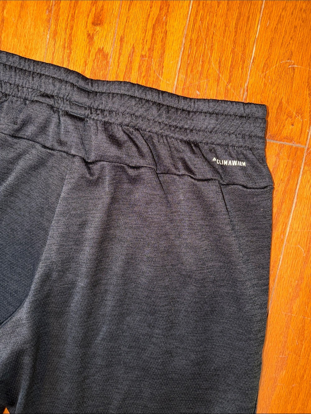 Adidas Men’s Climawarm Training Pants Straight Leg Black White Logo Sweatpants - Picture 10 of 10